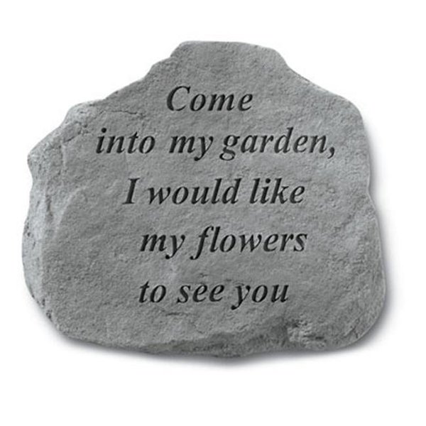 Kay Berry Inc Kay Berry- Inc. 91620 Come Into My Garden - Garden Accent - 11 Inches x 10 Inches 91620